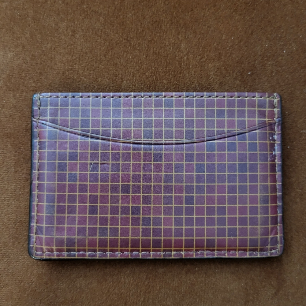NEW Jack Spade leather card holder